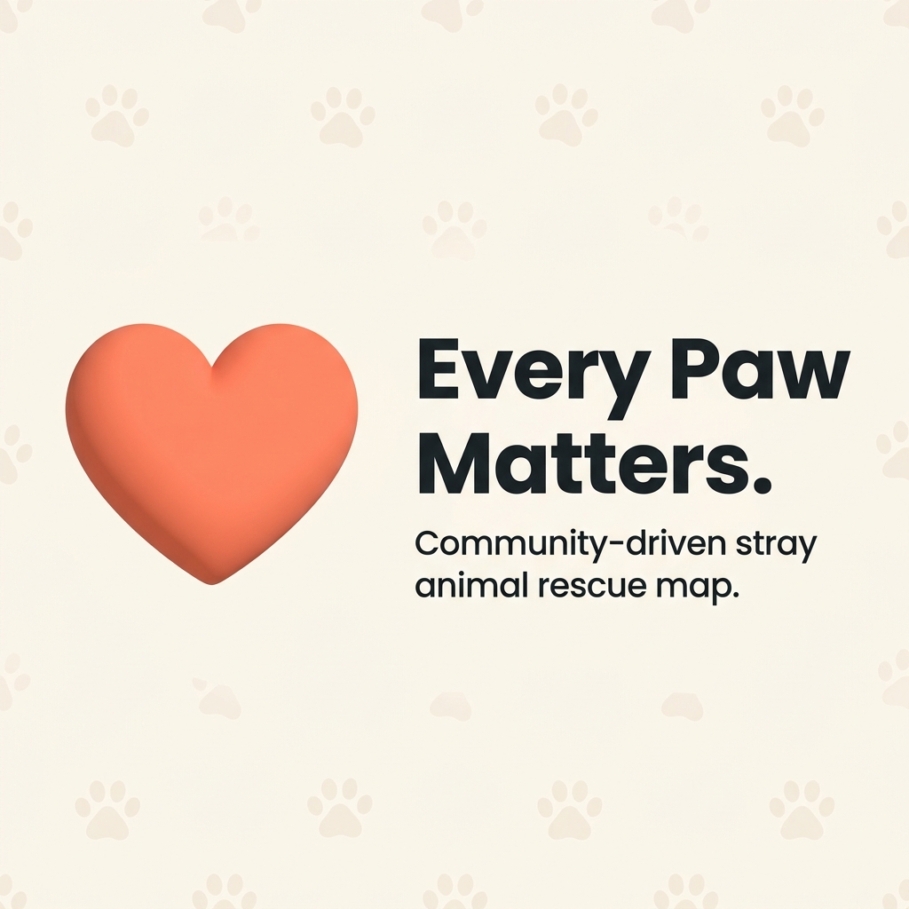 RescuePaws – Stray Animal Rescue Map